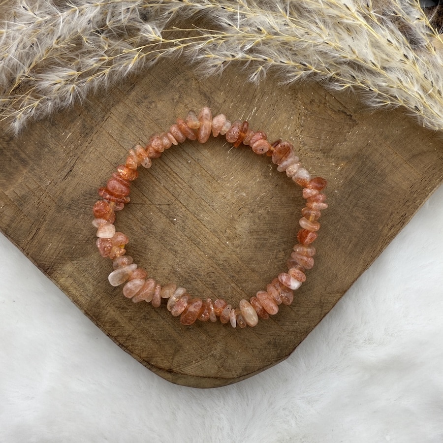 zonnesteen splitarmband van de groene linde