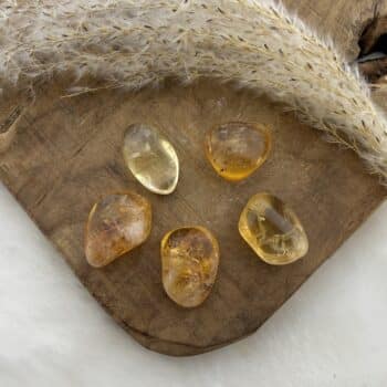 citrien knuffelsteen van de groene linde