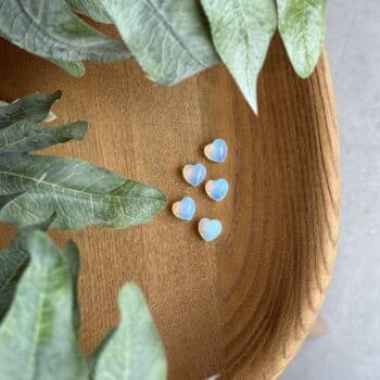 Opaliet Mini Hart – Spirituele Steen voor Inzicht & Communicatie van De Groene Linde