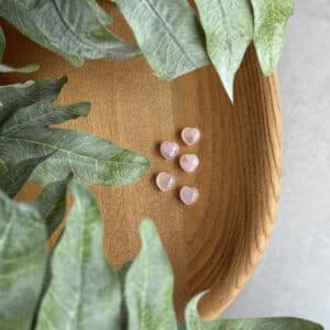 Rozenkwarts mini hart 1,5 cm