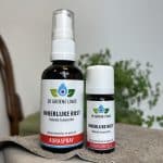 innerlijke rust auraspray en etherische olie van de groene linde