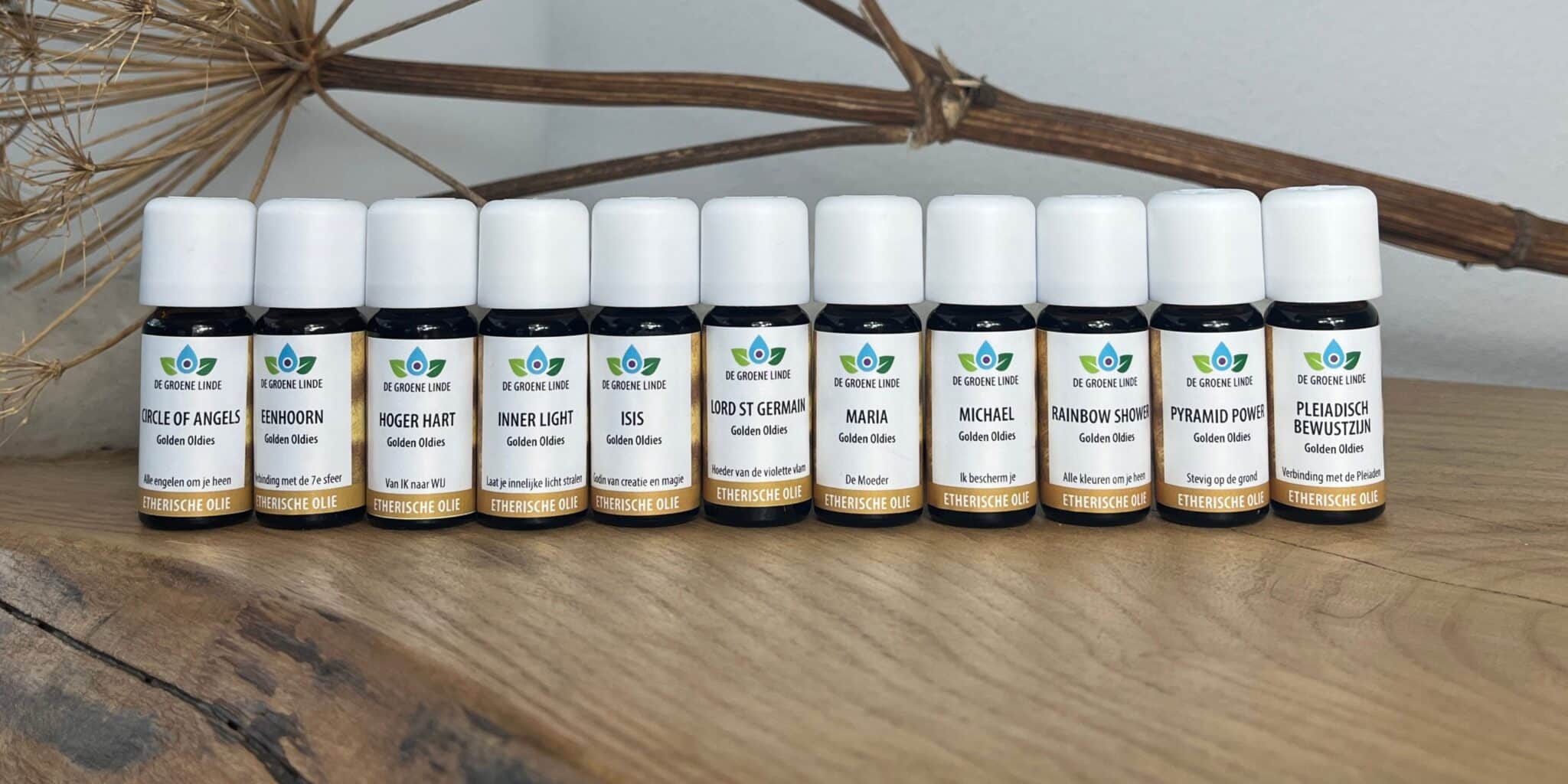 the entire Golden Oldies range of essential oils
