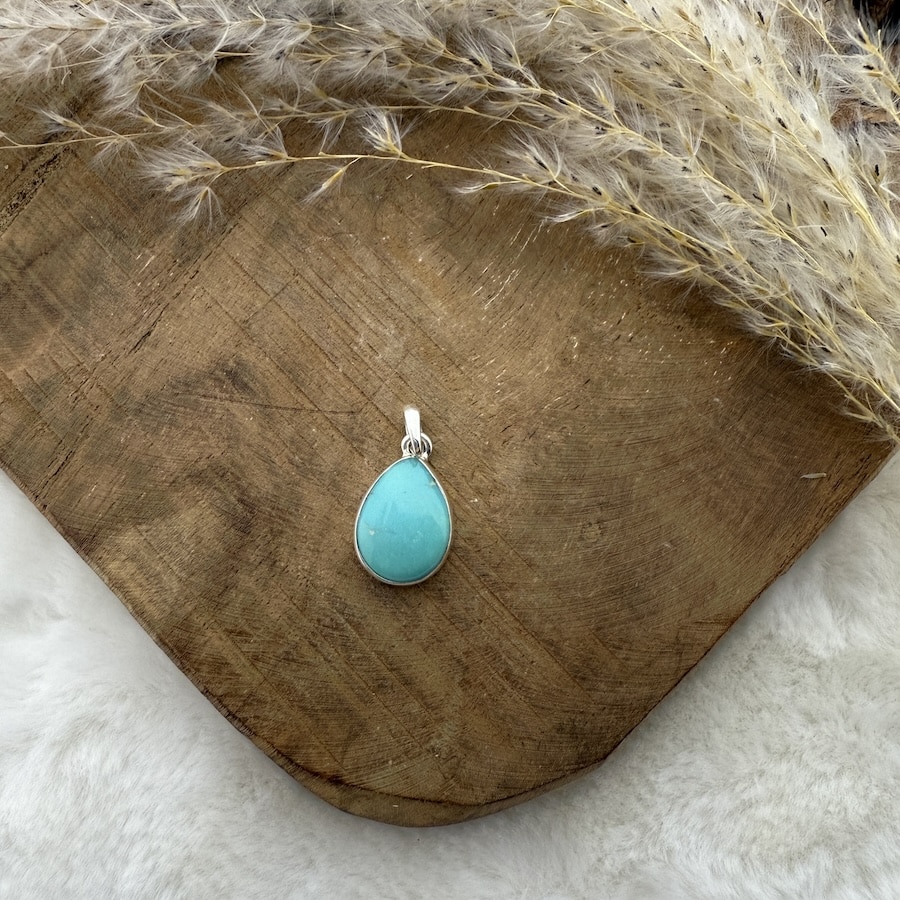 turkoois hanger van de groene linde