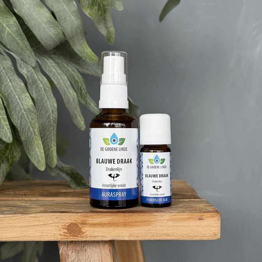 blauwe draak van de groene linde