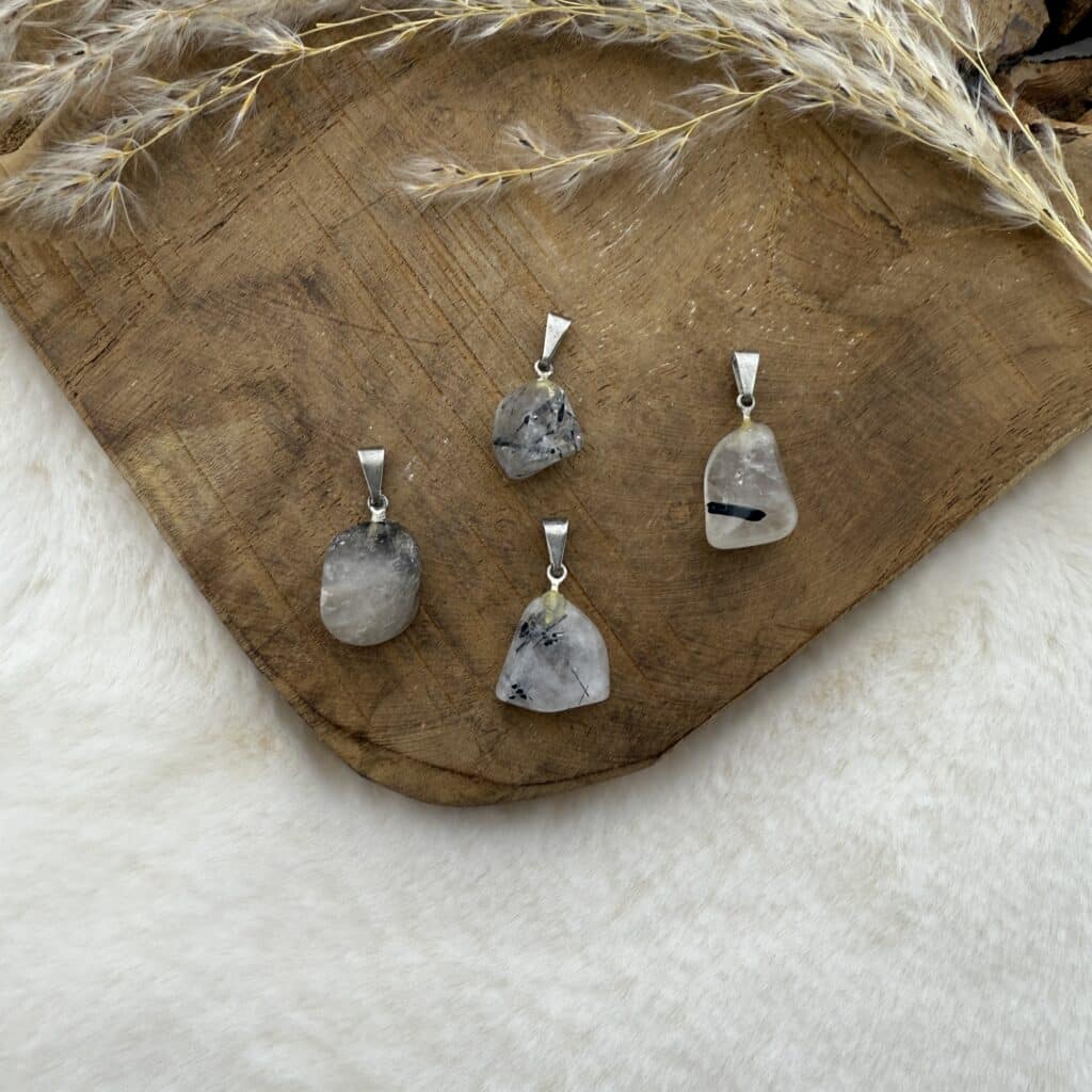 toermalijnkwarts gezondheidshanger van de groene linde