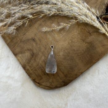toermalijnkwarts hanger van de groene linde