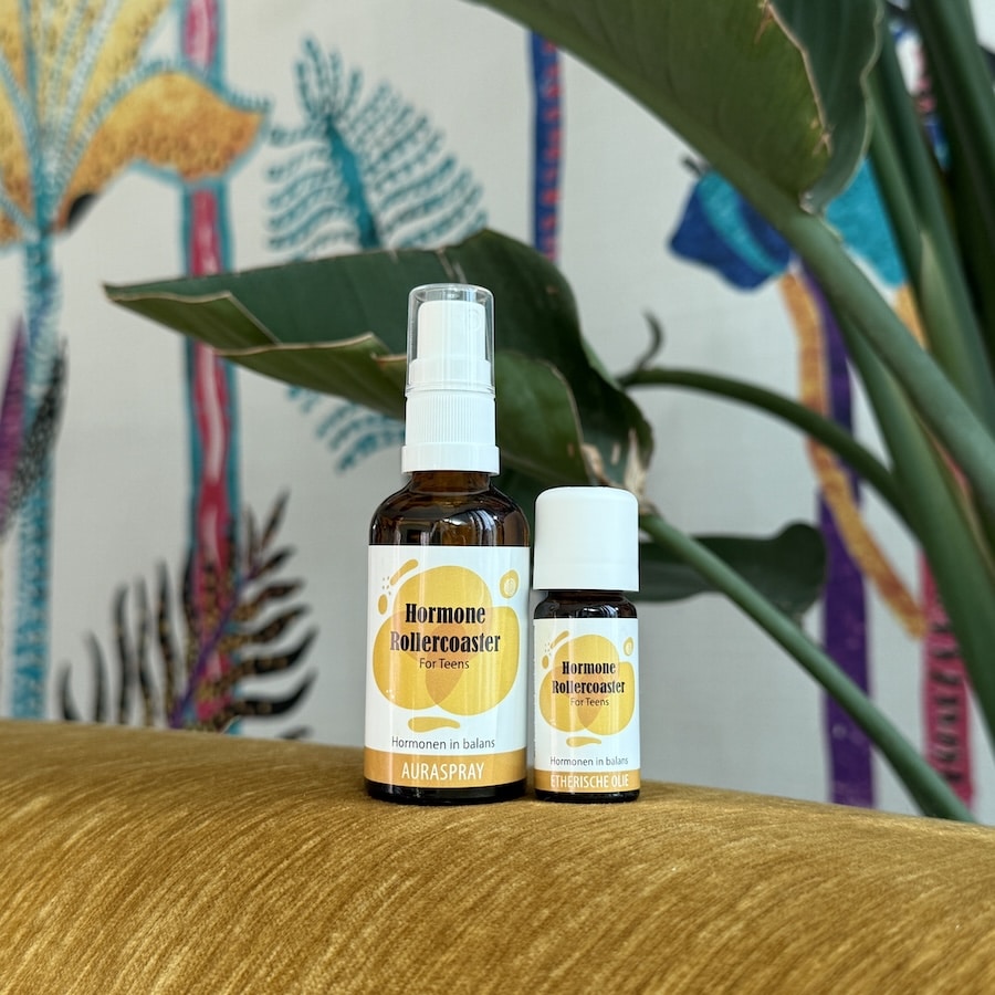 hormone rollercoaster auraspray en etherische olie van de groene linde