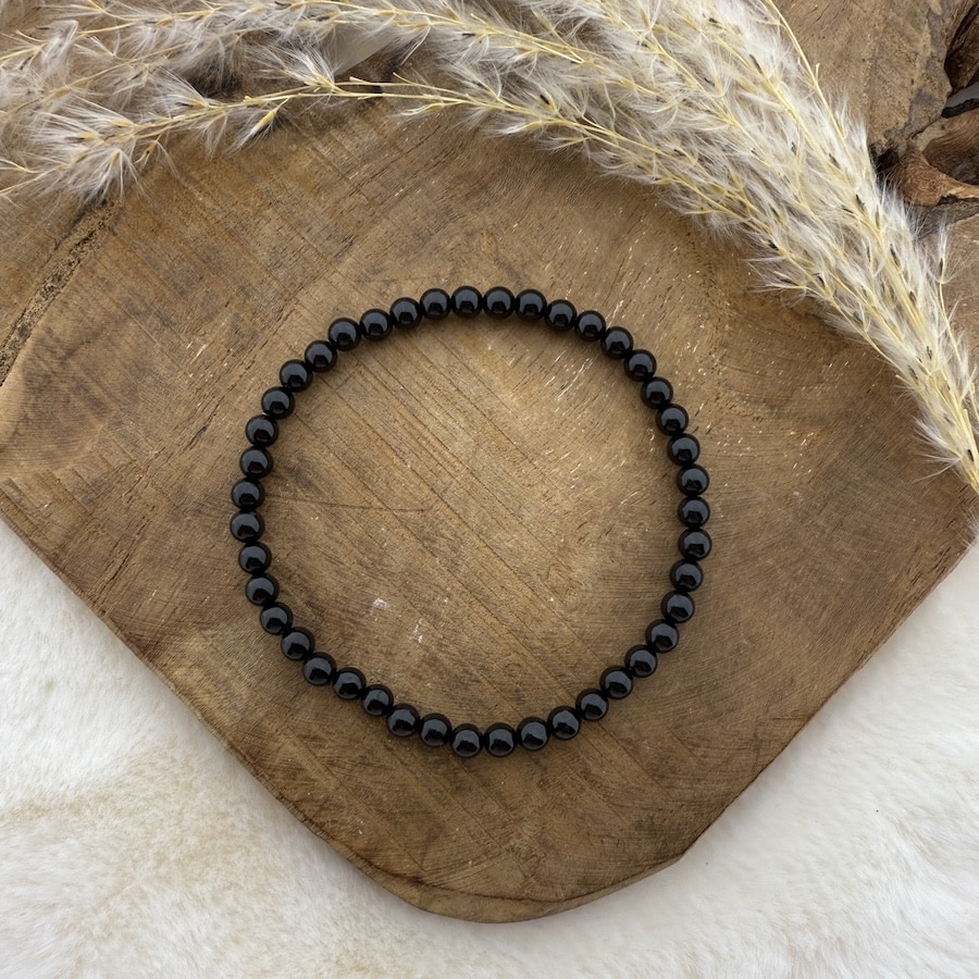 zwarte toermalijn armband van de groene linde voor energetische bescherming