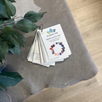 kristallen abc waaier van de groene linde