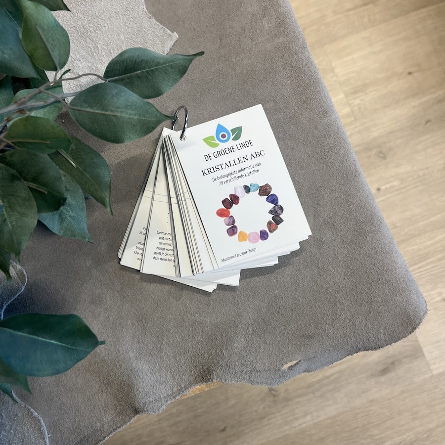 kristallen abc waaier van de groene linde