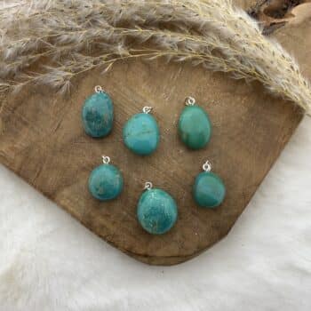 turkoois hanger van de groene linde