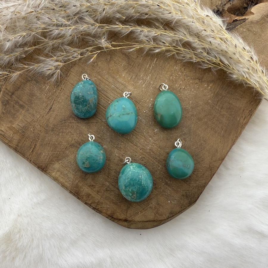 turkoois hanger van de groene linde