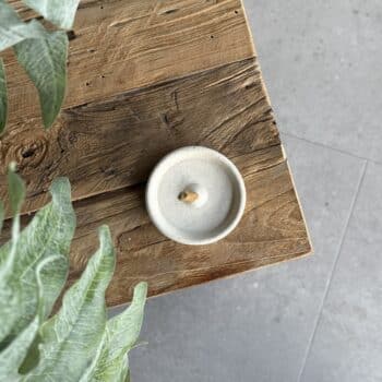 wierookhouder keramiek van de groene linde