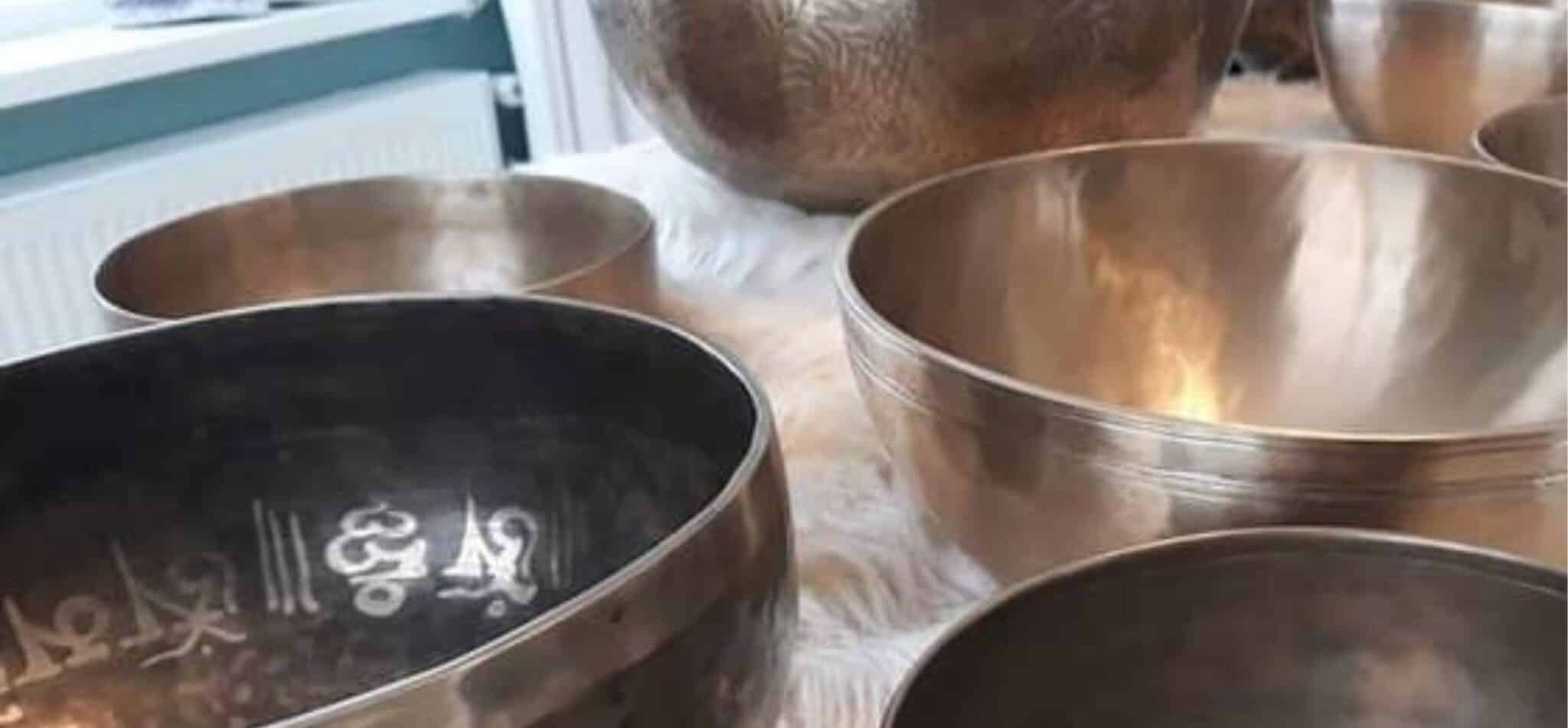 workshop werken met klankschalen bij de groene linde