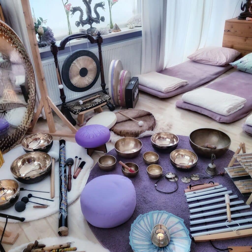 masterclass soundbath jessica vogel, bij de groene linde