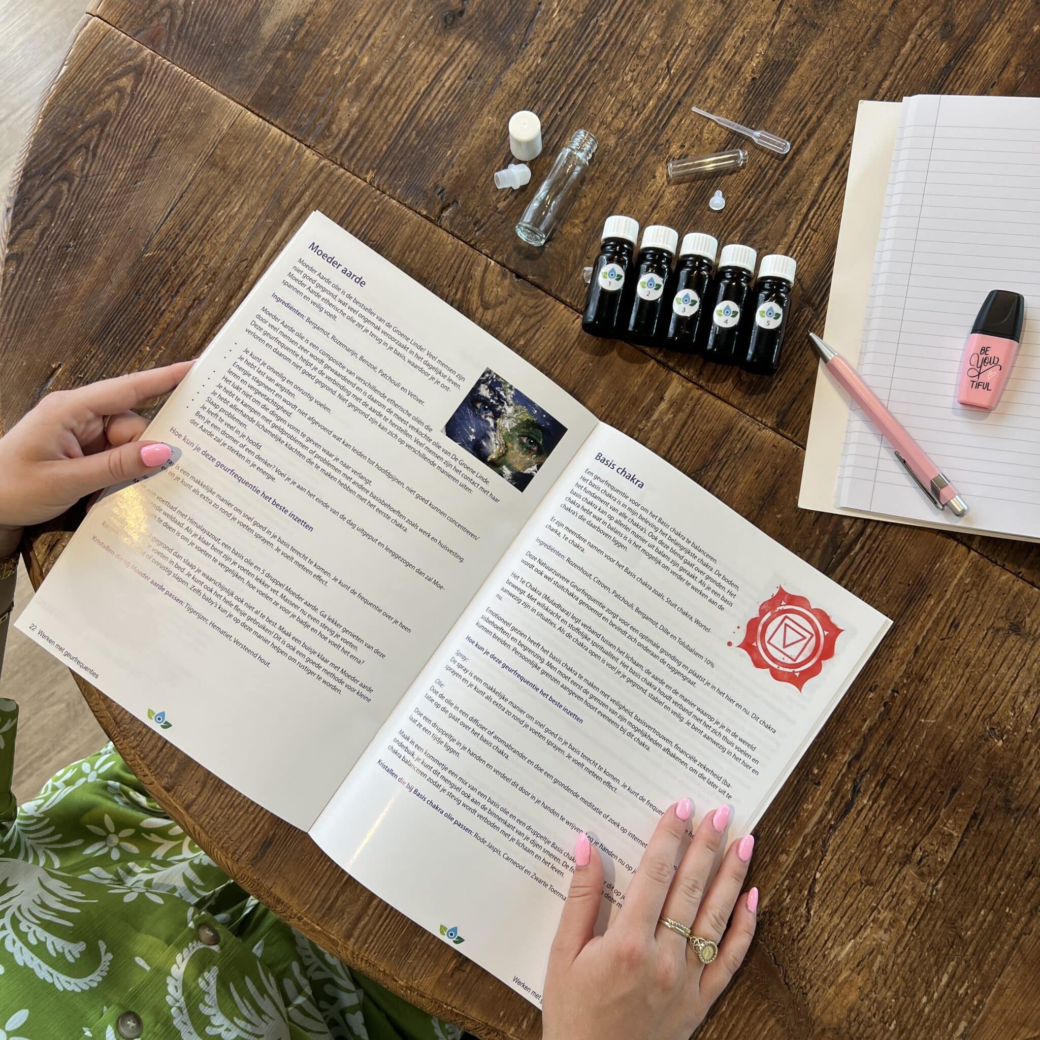 workshop werken met geurfrequenties van de groene linde