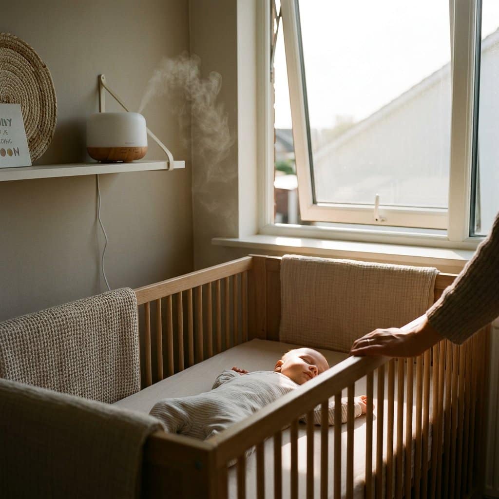 etherische olie diffuser babykamer