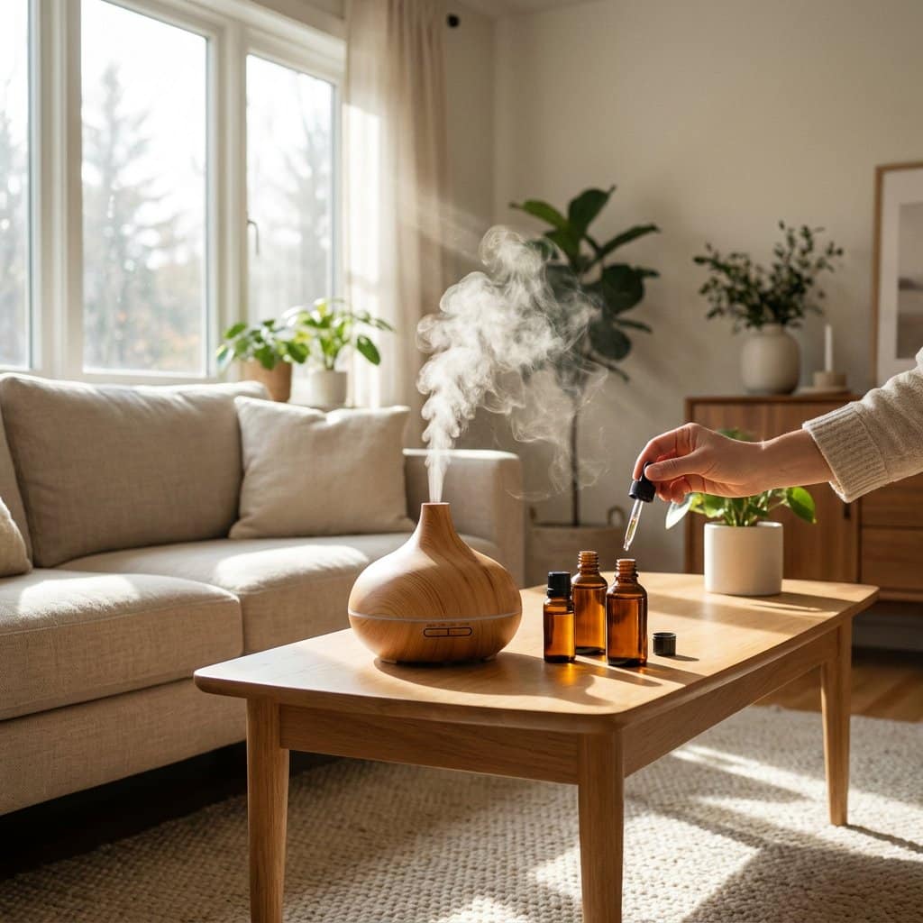 Etherische olie mengen diffuser