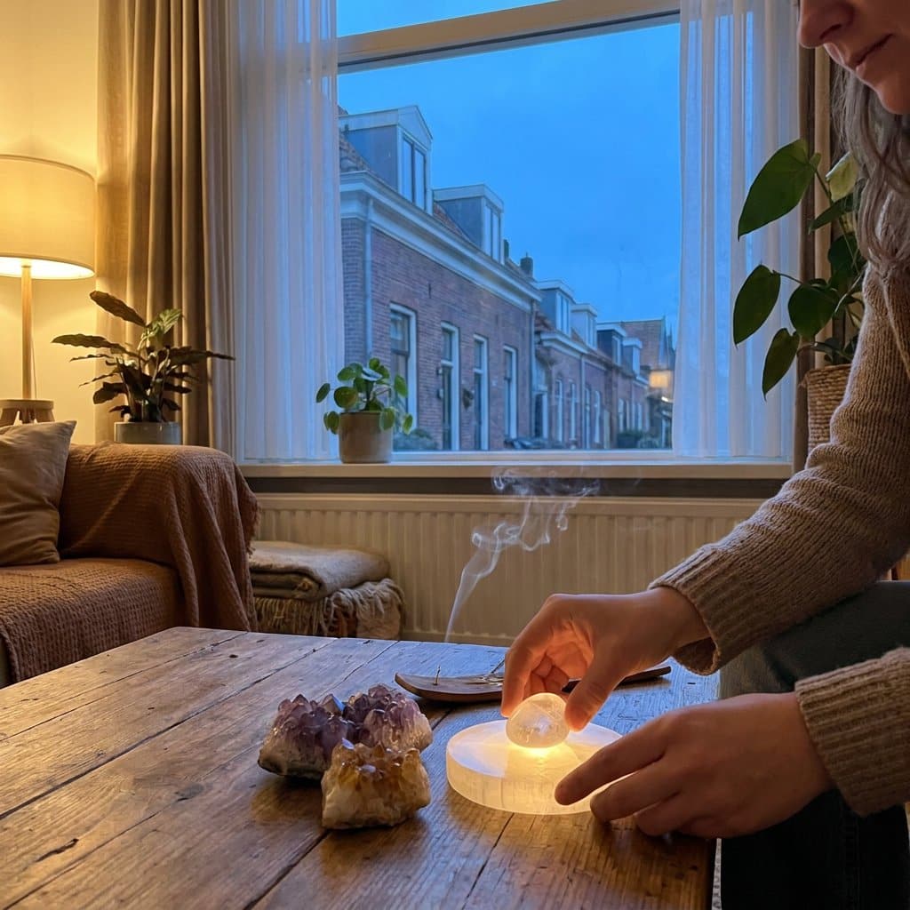 Cleaning crystals